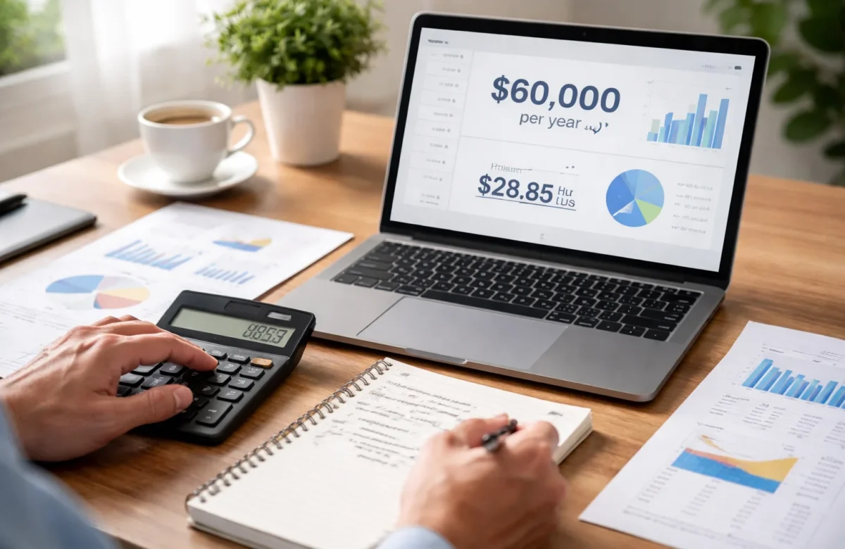 60k a Year is How Much an Hour? A Complete Breakdown