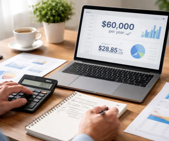 60k a Year is How Much an Hour? A Complete Breakdown